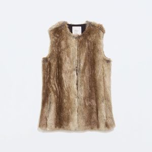 Fur Brown Vest
